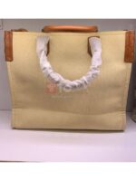 b-army 42 monogram jacquard & leather tote bag - Image 2