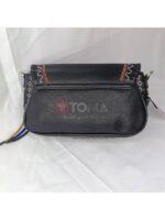 SHOULDER AND CROSS BAG WITH TWP STRAPS LEATHER AND METAL - Image 2