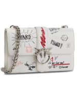 leather love graffiti bag