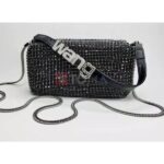 SPARKLING RHINESTONE BUCKET BAG